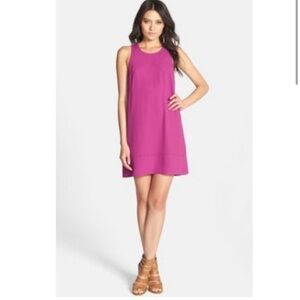 Leith Pink Racerback Shift Dress small
